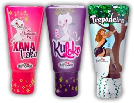 Kit Xana Loka Gel Excitante + Ku Loko Treme e Gela + Trepadeira -...