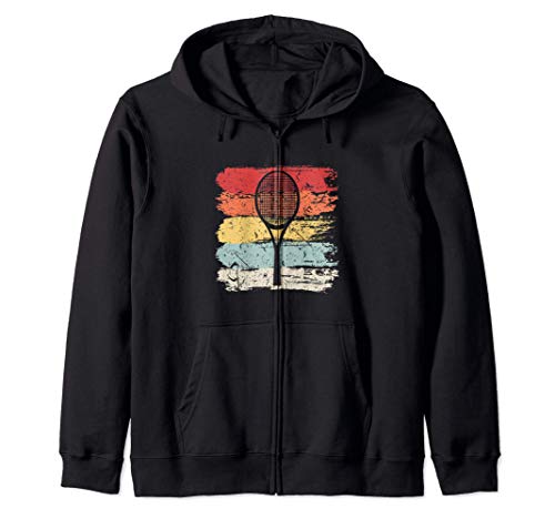 Abbigliamento vintage per tennisti, capo retrò con racchetta da tennis. Regalo per tennisti o allenatori di tennis.