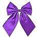 Bow Tie for Women & Teen Girls, Ladies Elegant Satin Bowtie for School Uniforms Graduation or T-shirt Accessory W-B1 (Purple)