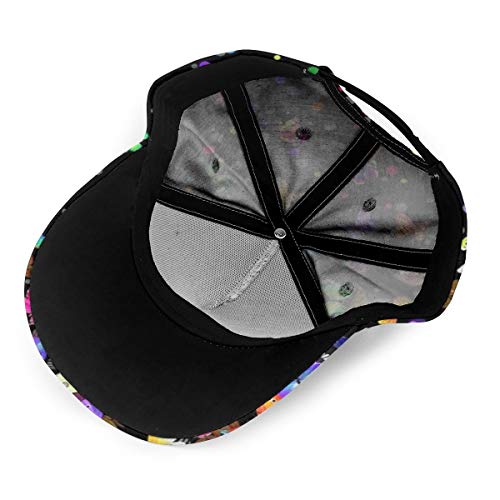 Toluyoqu Baseball Cap Colorful Butterfly Adjustable Low Profile Washed Dad Hat For Men Women #TOP3