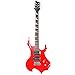 GLARRY Electric Guitar Buring Flame Design HSH Pickup for Beginner Right Hand with 20W AMP, Cable, Strap, Bag, Tremolo Arm and Accessories (Red)