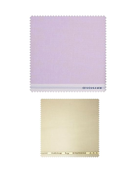 Trouser- Shirt Fabric Combo Box (Multicolour, Unstitched, All Weather Fabric) (KHAKI PANT +PURPLE SHIRT)-image-16