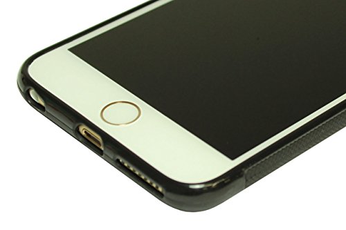 Izercase Iphone 6 Plus, Iphone 6S Plus Case Monogram Personalized Black Grey Turquoise Chevron Pattern (Not Actual Glitter) Rubber Case - Fits Iphone 6 Plus, Iphone 6S Plus T-Mobile, At&T, Sprint, Verizon And International (Black) #TOP5