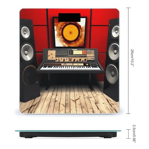 Báscula Digital Music Studio Smart Body Weight 180Kg miniatura 2
