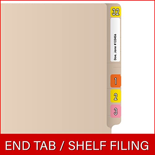 End Tab Manila File Folders With Fasteners, Perfect For Medical Office Filing, Letter Size, Reinforced Straight Cut Tab, Box Of 50 File Folders #TOP6