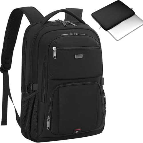 DUSLANG 17 Inch Laptop Backpack for Travel Water Resistant College Backpack for Men Women Laptop Bag with USB Charging Port Tablet Sleeve Bag