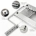 Stainless Steel Soap Cutter Slicer with Scale,Adjustable Soap Making Tools for Handmade Soap Making Candles Trimming Cheese DIY Cutting Making Tool
