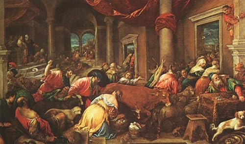 Impression sur toile Jacopo Bassano pour sublimer un mur de salon vide en 60x90cm