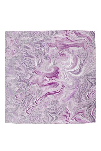 Image of BLACKSMITH Jacquard Microfiber Neckwear Ascot and Matching Pocket Square Set for Men