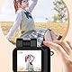 Digitalkamera, Daumenkamera 1080P HD-Videokamera für Fotografie, Vlogging-Kamera mit Blitzlicht, Kompakte Kleine Kamera für Reisen (64GB)