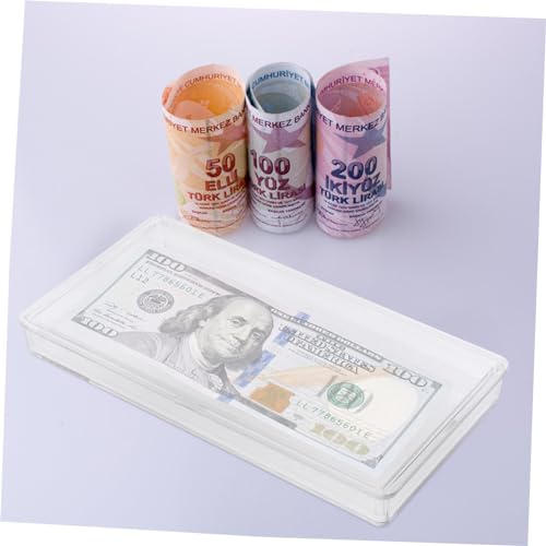 Caja plástica para guardar billetes y estampillas miniatura 5