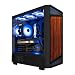 HYPER CYBER Terra Gaming PC Desktop Computer, AMD Ryzen 9 9950X3D, RTX A6000, 64GB DDR5, 2TB SSD, 240 ARGB Liquid Cooler, Windows 11 Home, RGB Lighting, WiFi, Ready to Use