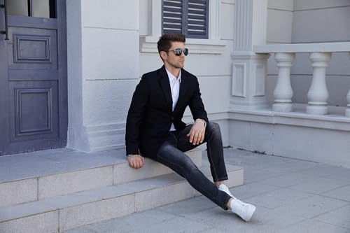 Mens Blazer Suit Jacket for Men Slim Fit Casual Sport Coat Suit2