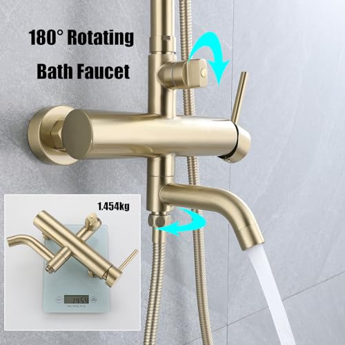 Ensemble de douche exposé complet pour remplacer une vieille robinetterie - 3