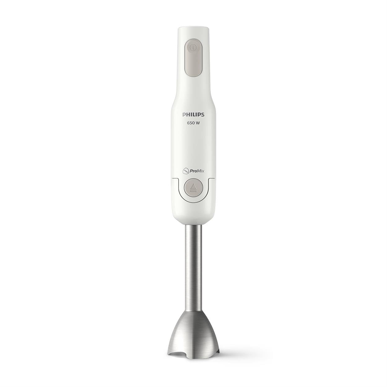 Philips Daily Collection ProMix Stabmixer, Intuitiv Einfach, Leistungsstark, 650 W, Ergonomisches Design, Spritzschutz für Messereinheit, Kunststoff/Metall (HR2534/00)
