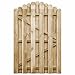 vidaXL Bois Pin Imprégné Portail de Jardin 100x150 cm Arche Portillon Clôture