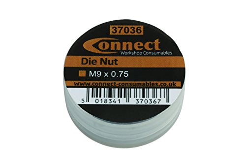 Connect 37036 Die nut M9 x 0.75 from 4554, Silver - Image 3