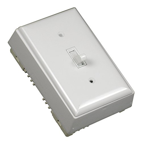 Legrand Wiremold NMW2-S Nonmetallic Plastic Raceway for Extending Power, Single Pole Switch Kit with Wall Plate, White (1 Pack)