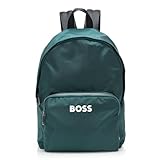 BOSS Mochila com logotipo tonal de nylon Catch, verde estanho, PCE., Verde-estanho