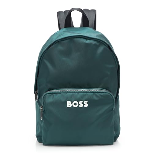 BOSS Catch Nylon Tonal Logo Backpack, pewter green, PCE.