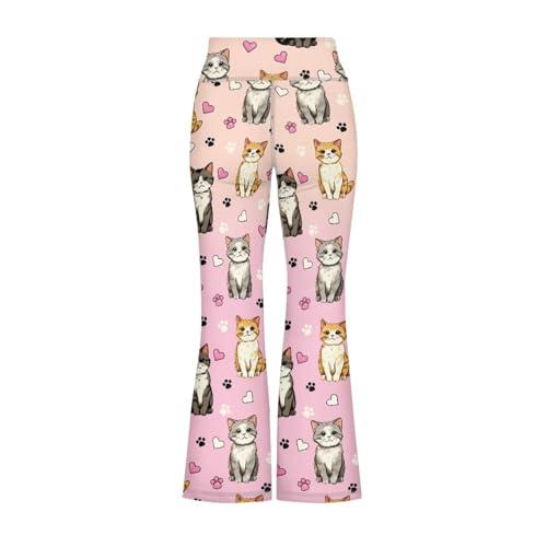 Dolyues Girls Yoga Pants Cute Yoga Leggings Suit for Girls 3-4 5-6 7-8 9-10 11-12 13-14 Years3