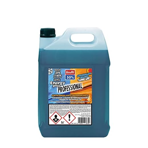 krafft Anticongelante Coche 50% (G-12) Líquido Refrigerante Coche Orgánico Azul Energy Plus CC 5L