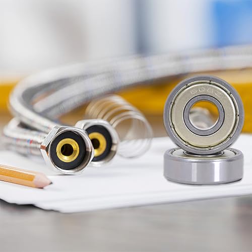 5 Stück Kugellager,608zz Kugellager 22 * 8 * 7mm,608 Kugellager,Bearing,Kugellager Skateboard,Metall Double Shielded Miniatur Rillenkugellager,für Skateboard Roller Inline Skates Scooter-Silber