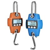 Báscula de peso colgante industrial resistente para granja, profesional (660 libras naranja)