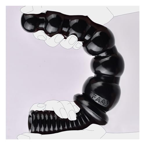 Miniatura 6 de Juguetes Sexuales Con Consolador Anal Xl Erótico,Consolador Faak Multibolas Con Mango,9,8 Insertable Con 6 Bolas Para Los Amantes Del Butt Plug,Consolador Con Cuentas Para La Diversión Anal Negro