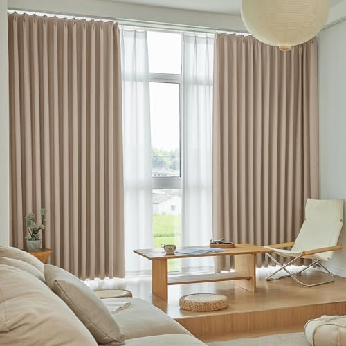 YKFN �Ռ��J�[�e�� 2���Z�b�g 1���Ռ� ��150cm×��230cm ���� (�J�[�e��1�� �~���[���[�X1��) �ՔM �f�M �h�� �h�� UV�J�b�g �ߓd�΍� ����ډB�� ���� ���n ������� ����@�Ή� �^�b�Z���t �A�W���X�^�[�t�b�N�t�� �����g����J