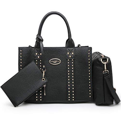 Image of Dasein Women's Designer Handbags Fashion Satchel Handbags Shoulder Bags Top Handle Work Bags w /Belt