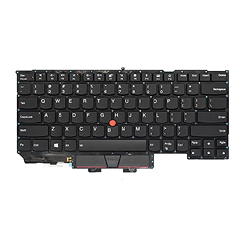 Clavier d'ordinateur Lenovo X1 Carbon 2017 idéal pour travailler en café