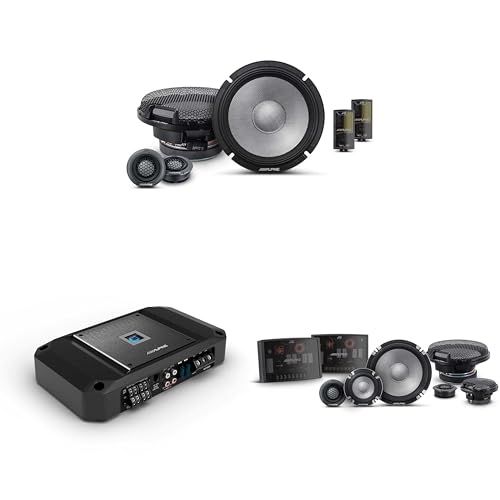 Alpine R2 4 Channel Amp & R2-S653 3 Way 6.5