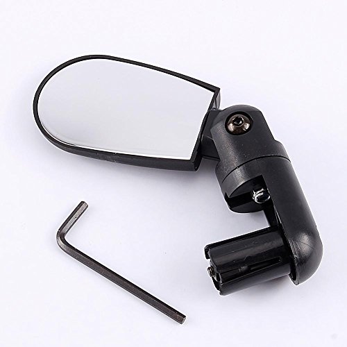 Bicycle Mirrors for Handlebars,New Black Mini Rotate Flexible Bike Bicycle Cycling Rearview Handlebar Mirror
