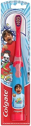 Colgate Kids Battery Powered Toothbrush, Ryan's World, Extra Soft Bristles, 1 Pack