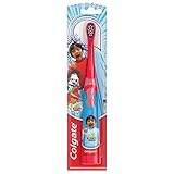 Making Brushing Teeth Fun with Ryan's World! Kids Sonic Powered Battery Toothbrush Helps Kids Brush Better Slim, easy to hold handle for kids Easy On/Off buttons Small Vibrating Head Gently Cleans Little Teeth, Extra Soft Bristles