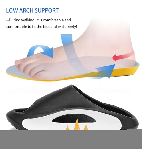 Slide Sandals Men Women Platform Sandals With Comfortable Pillow Slippers Non-Slip Lightweight Shower Shoes2