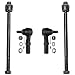 Detroit Axle -All (4) Brand New Inner & Outer Tie Rod Ends for 2002-2005 Dodge Ram 1500 2x4 & 4x4 10-Year Warranty......