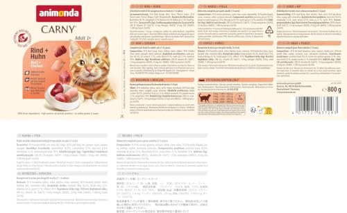 animonda Carny Adult Katzenfutter nass Herzhafte Variation (6 x 800 g)