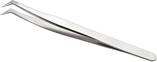 FOMIYES Pinças Para Extensões De Pestanas Pinça De Cílios Para Extensões Depilador De Beleza Pinças De Aço Inoxidável Aparador De Sobrancelha De Precisão Depilador De Sobrancelha