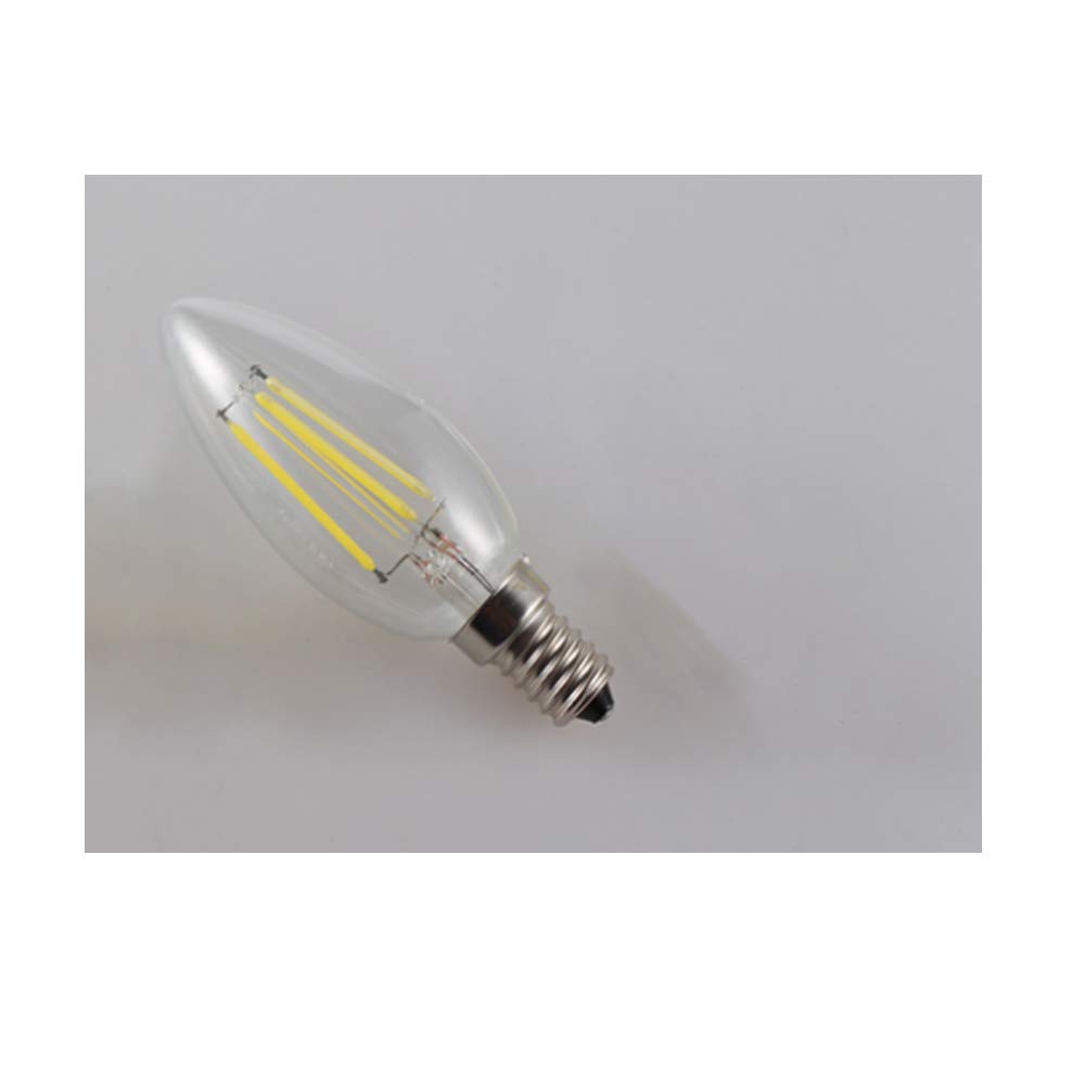 Lampadine a Candela E14 LED, 20 Confezioni Lampadine LED 6500K Lampada a Luce Bianca Fredda, 4w è Equivalente a una Lampada Alogena da 40W,Lampadine a Filamento Non Dimmerabili AC220-240V