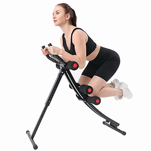 Fitlaya Fitness Core & Abdominal Trainers AB Workout Machine Home Gym Exercise Machine Ab Cruncher Foldable Fitness Equipment (red01) by Fitlaya Fitness - Image 5