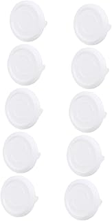 Homoyoyo 10pcs Socket Cover Light Guard Child Proof Outlet Protector Child Proof Plug Wall Socket Protector Childproof Outlet Cover Outlet Covers Anti-Shock White Helmet Abs Infant