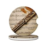 Photo Gallery confezione da 2 sottobicchieri in ceramica per auto, flauto musicali, portabicchieri automobilistici, antiscivolo, assorbenti, universali, accessori interni auto, per donne e uomini, tappetino per Photo Gallery confezione da 2 sottobicchieri in ceramica per auto, flauto musicali, portabicchieri automobilistici, antiscivolo, assorbenti, universali, accessori interni auto, per donne e uomini, tappetino per