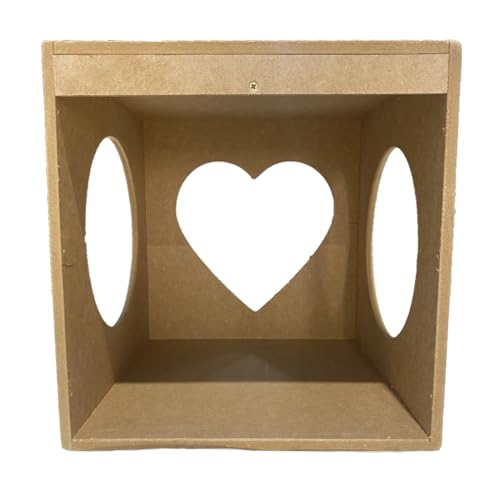 Genérico, Casinha Toca Para Gato 32,5cm MDF Coração Casa P/Gato