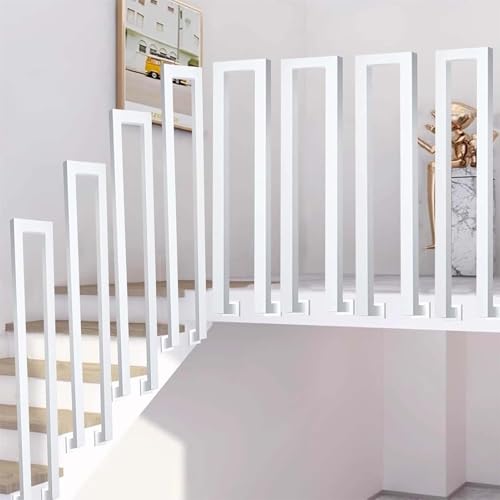 Rampe d'escalier en fer forgé pour marches extérieures instables avec kit de pose