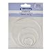 Beadalon Memory Wire Assortment Pack 4-Size Silver Plated, 1/2-Ounce