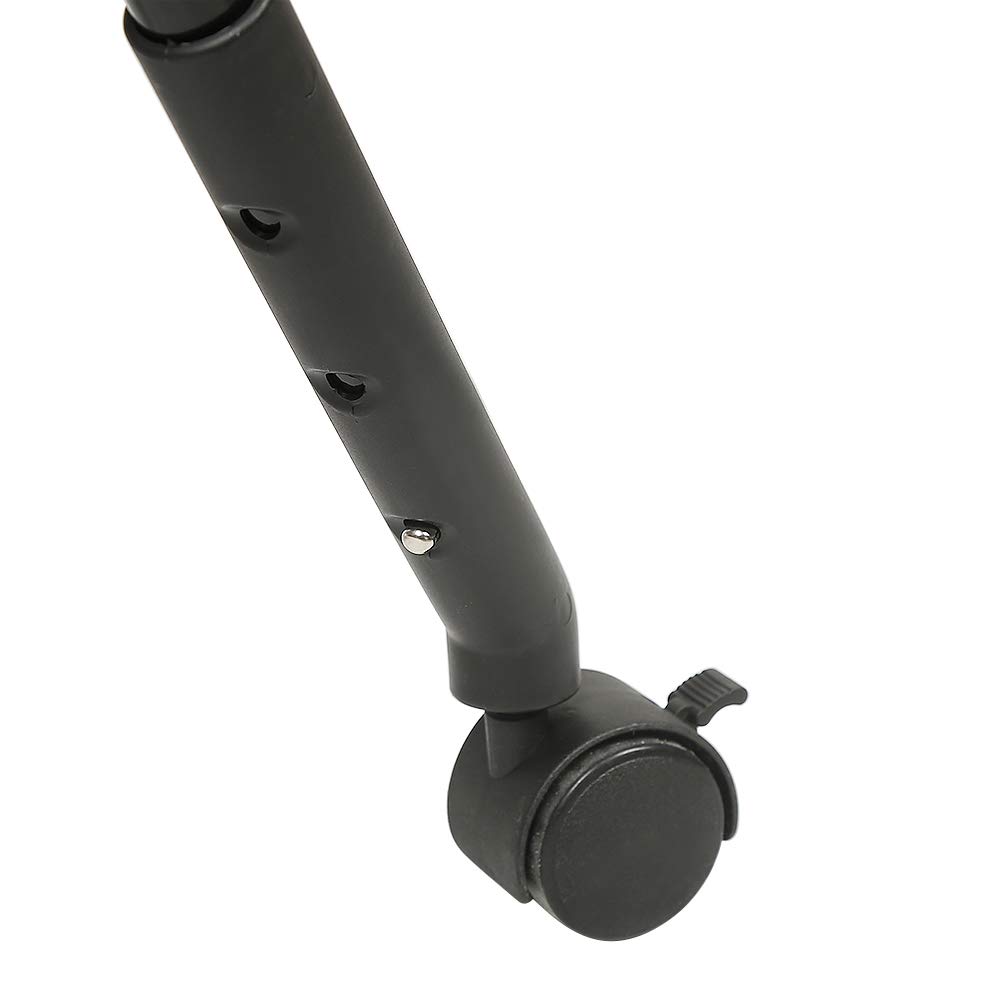Składana komoda do przewijania dla niemowląt, stół do pielęgnacji z 4 uniwersalnymi kółkami, ok. 80 × 69 × (93-99) cm, szaro-biała