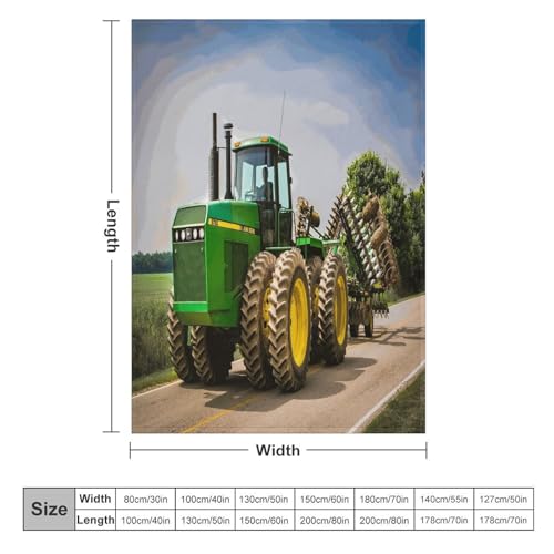 Couverture douce et chaude tracteur pour contrer le froid