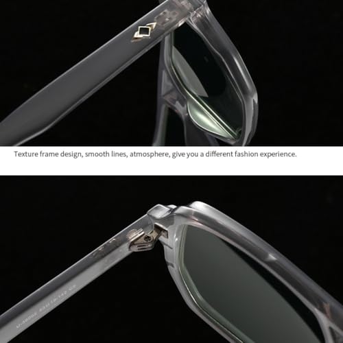 Lunettes de soleil UV400 carrées protégeant vos yeux avec verres dégradés - 4
